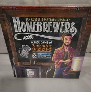 Homebrewers Board Game. Ben Russet And Matthew O'malley New Sealed Plastic Box